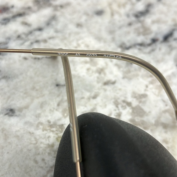 Silhouette Titan gold eyeglasses 7395 - Picture 5 of 7